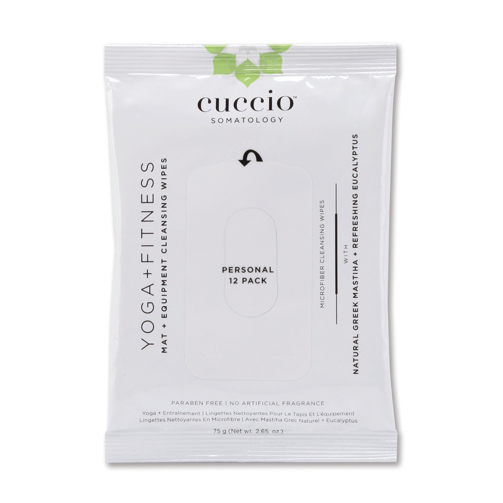 FITNESS EQUIPMENT MAT CLEANING WIPES 3 PACKS Cuccio Somatology